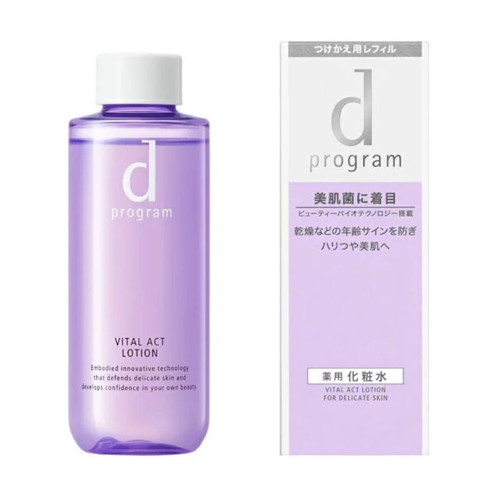 d program Vital Act Lotion, $90以上, d program, Moisturiser, Moisturising Water