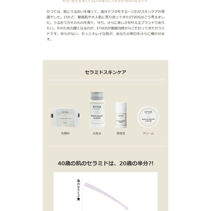 ETVOS Ceramide Set, $90以上, stock