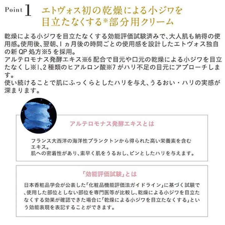 ETVOS Vitalizing Wrinke Cream, $90以上, Anti Wrinkle, etvos, Eye Care & Anti Aging, Moisturiser