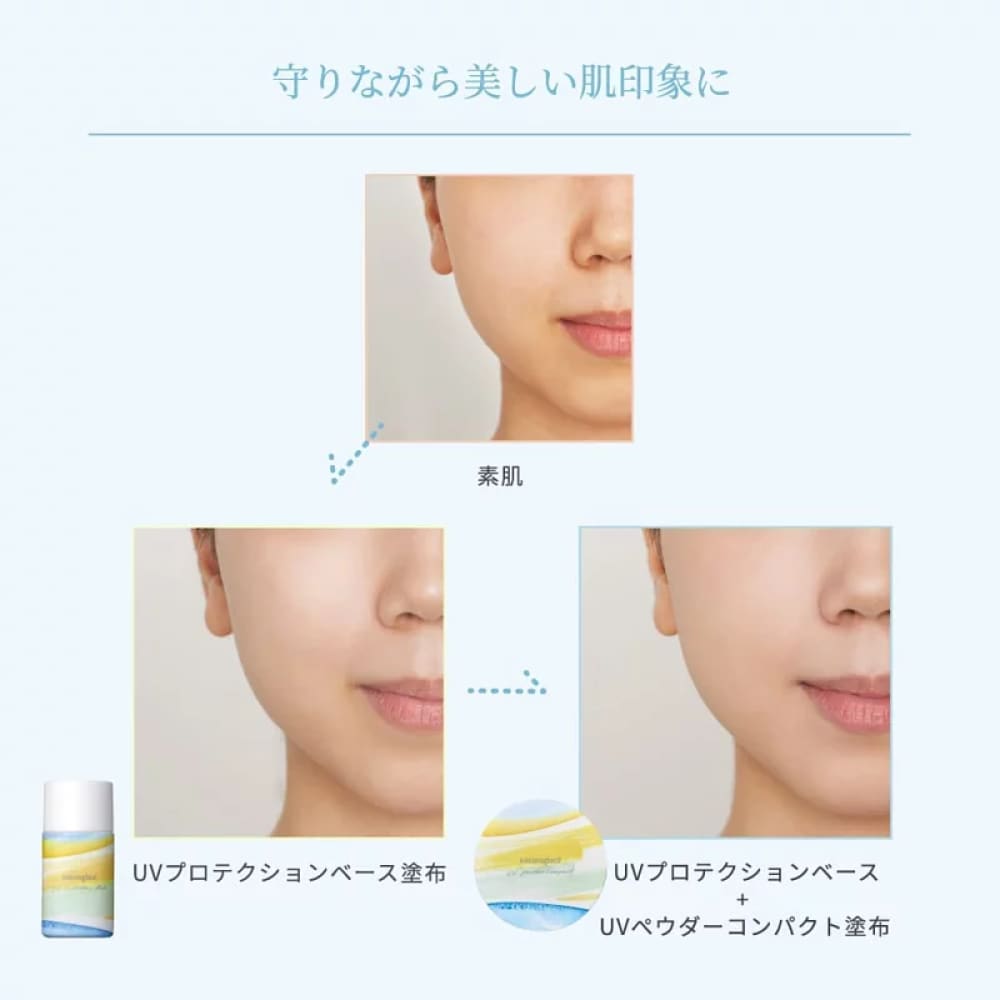 Naturaglace Powder Compact SPF5+ PA++++, $90以上, Make Up Base, Make Up Primer, naturaglace