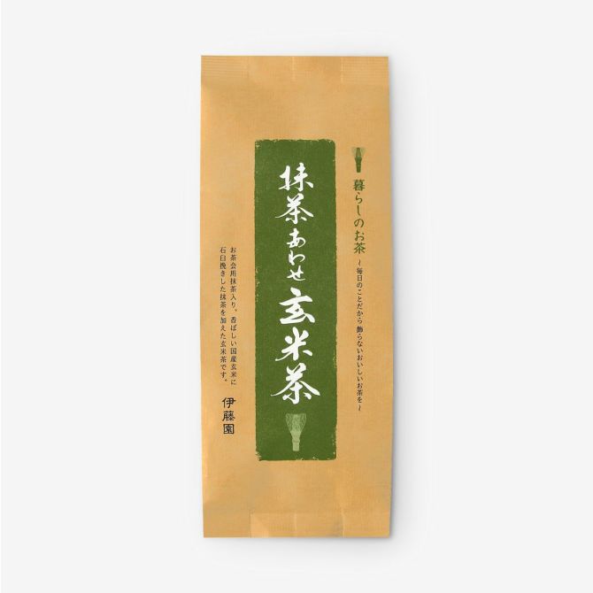 Itoen Matcha-Awase Genmaicha — Sencha + Roasted Brown Rice + Usucha Matcha (160g Loose Leaf)
