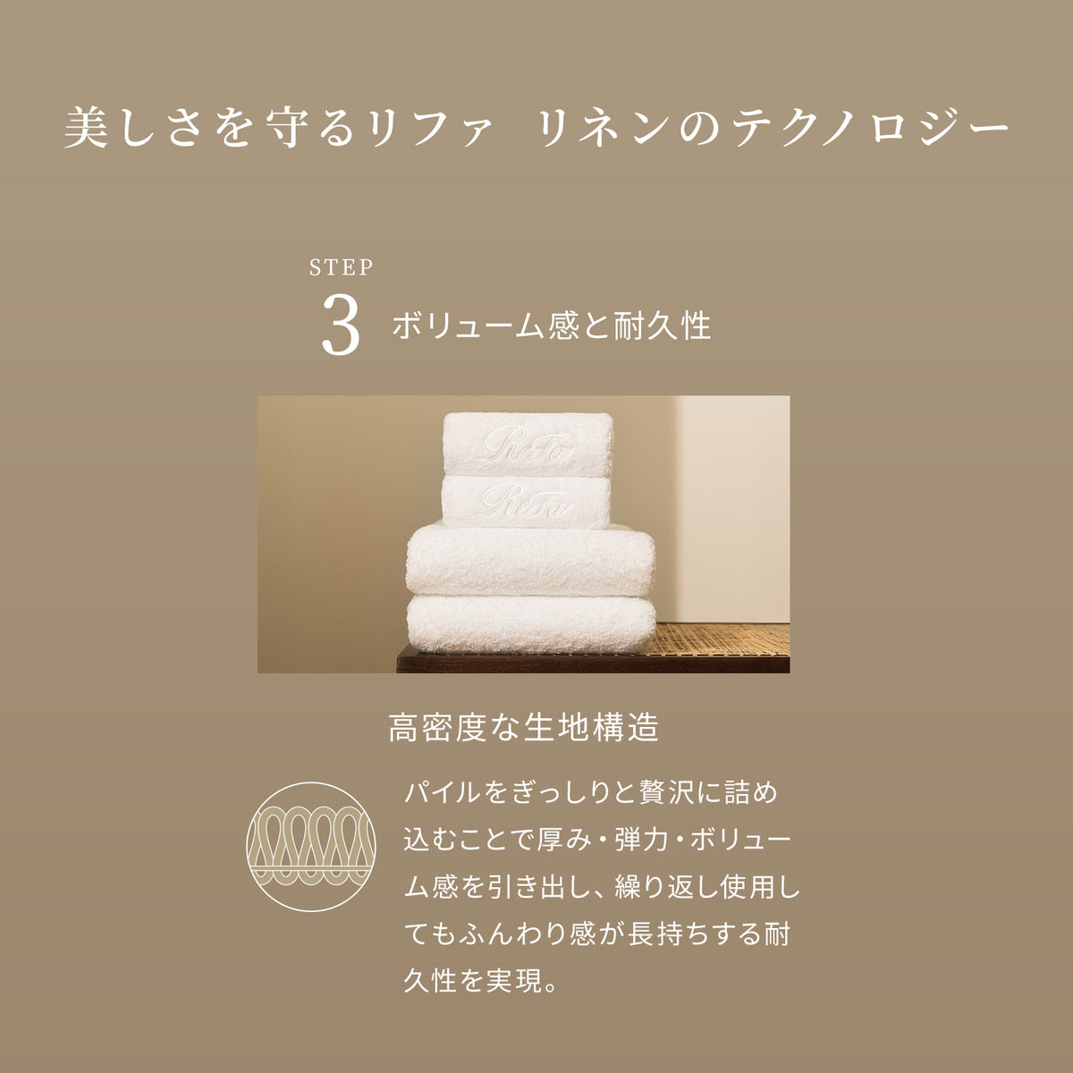 ReFa HAND TOWEL