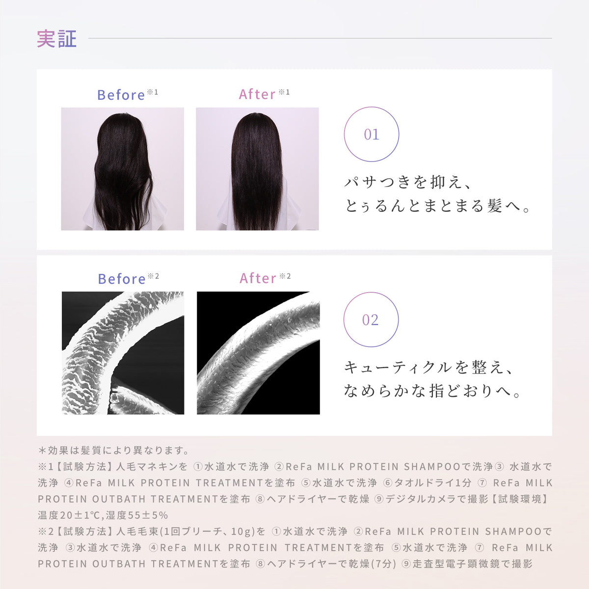ReFa Milk Protein WHITE LINE Shampoo / Treatment 500mL / 500g