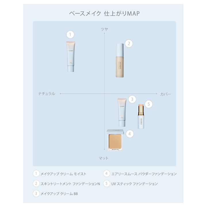 naturaglace Airy Smooth Powder Foundation SPF50+ PA++++