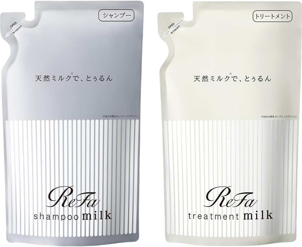 ReFa Milk Protein WHITE LINE Shampoo / Treatment 500mL / 500g