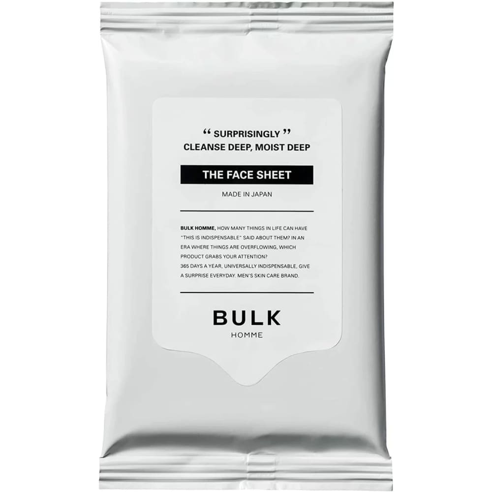 BULK HOMME Face Sheet 一包1張, $90以上, bulk homme, Moisturiser, Skin Care For Men