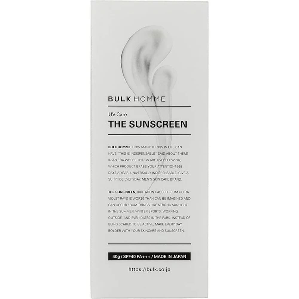 BULKHOMME Sunscreen 40g SPF40 PA+++