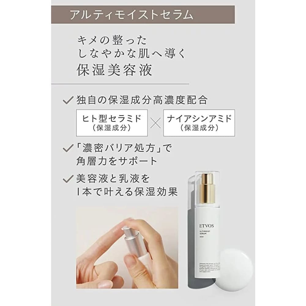 ETVOS Ultimoist Set (Lotion + Serum), $90以上