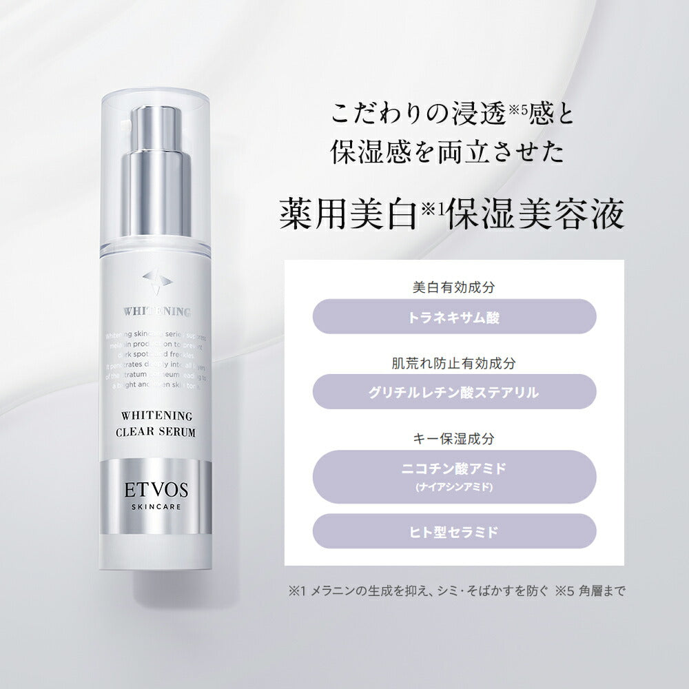 ETVOS Medicinal Whitening Clear Serum W 50mL