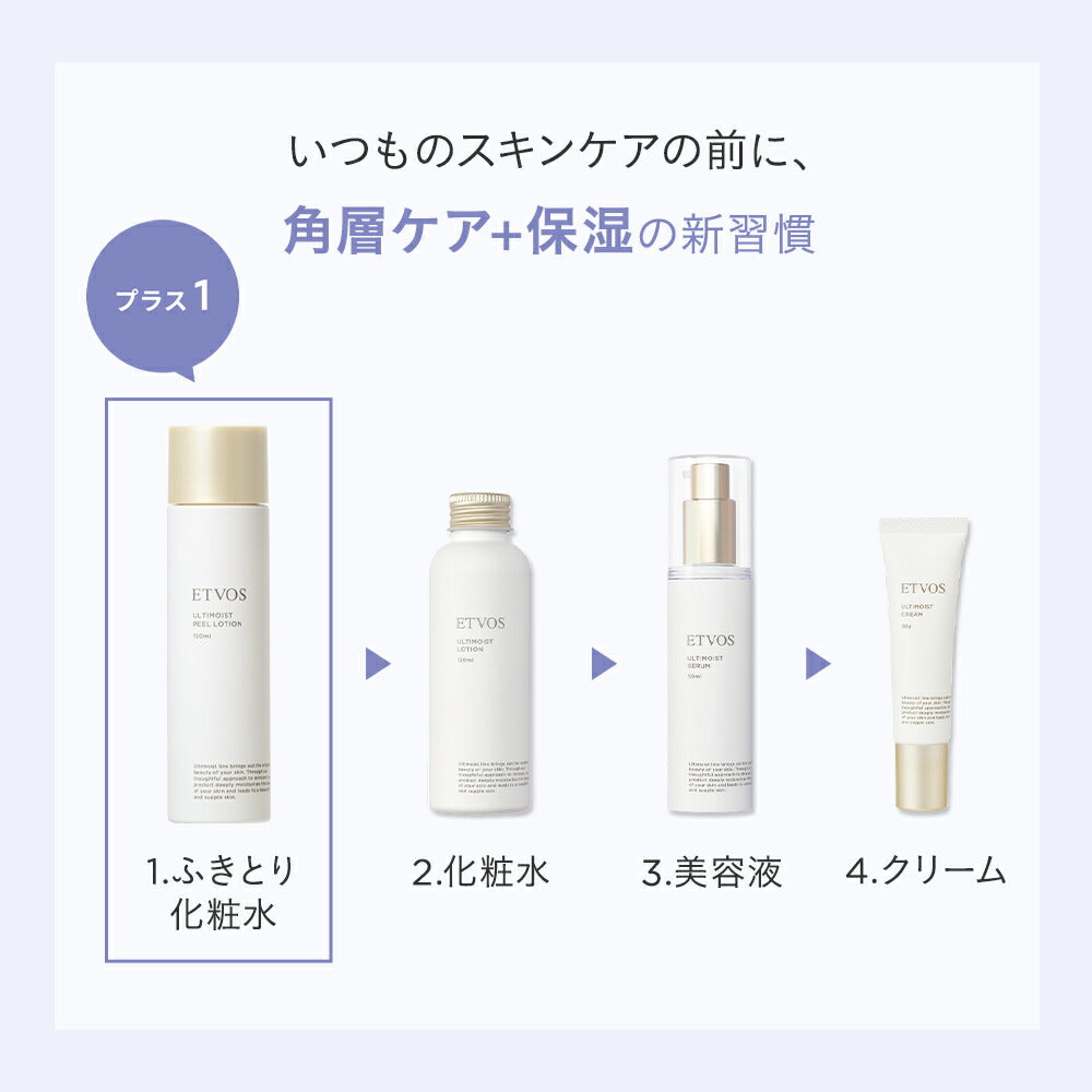 [Limited] ETVOS Ultimoist Peel Lotion 150mL