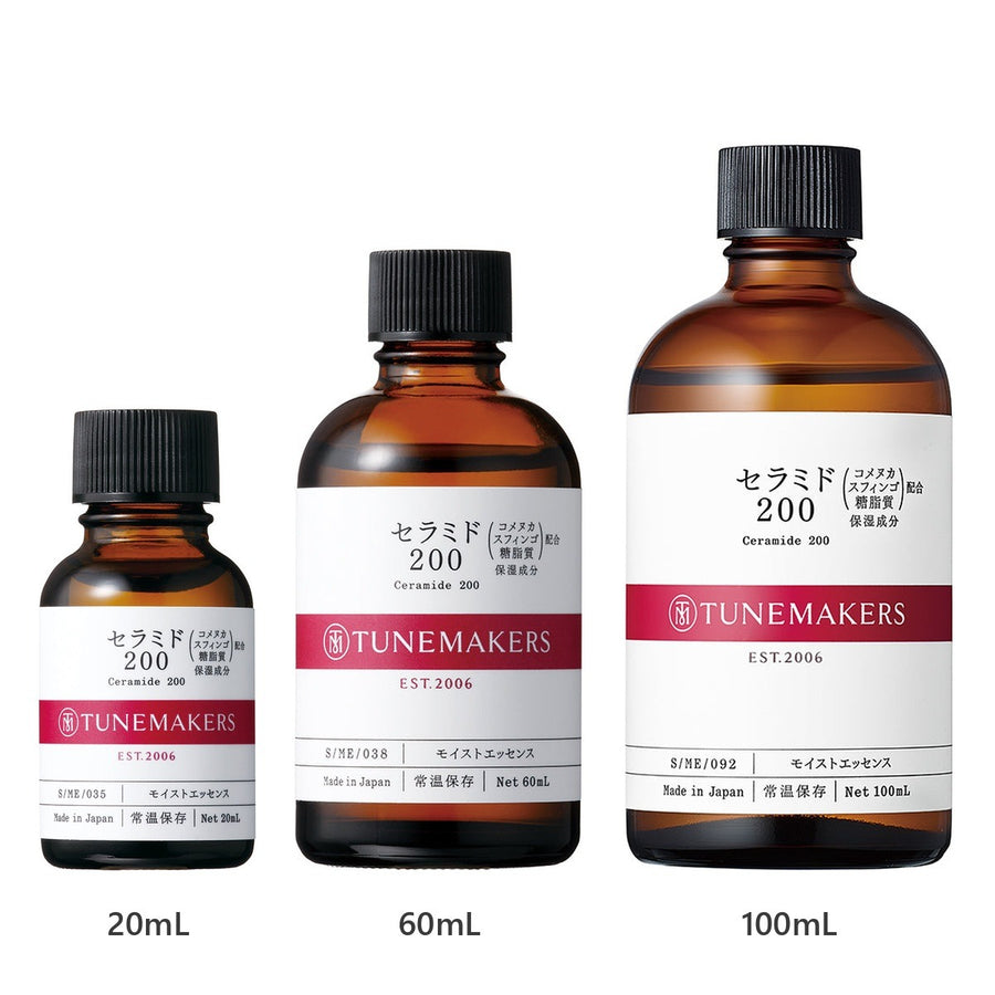 自建尺寸對照 20/60/100mL（官方原圖按樽蓋闊度合成）