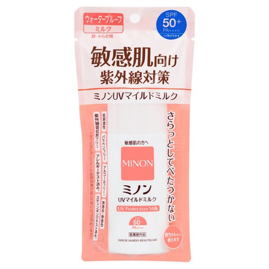 MINON UV Protection Mild Milk SPF50+ PA++++ 80mL