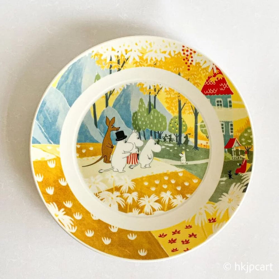 Moomin Plate Yellow, $90以上, Dish, Japanese Groceries
