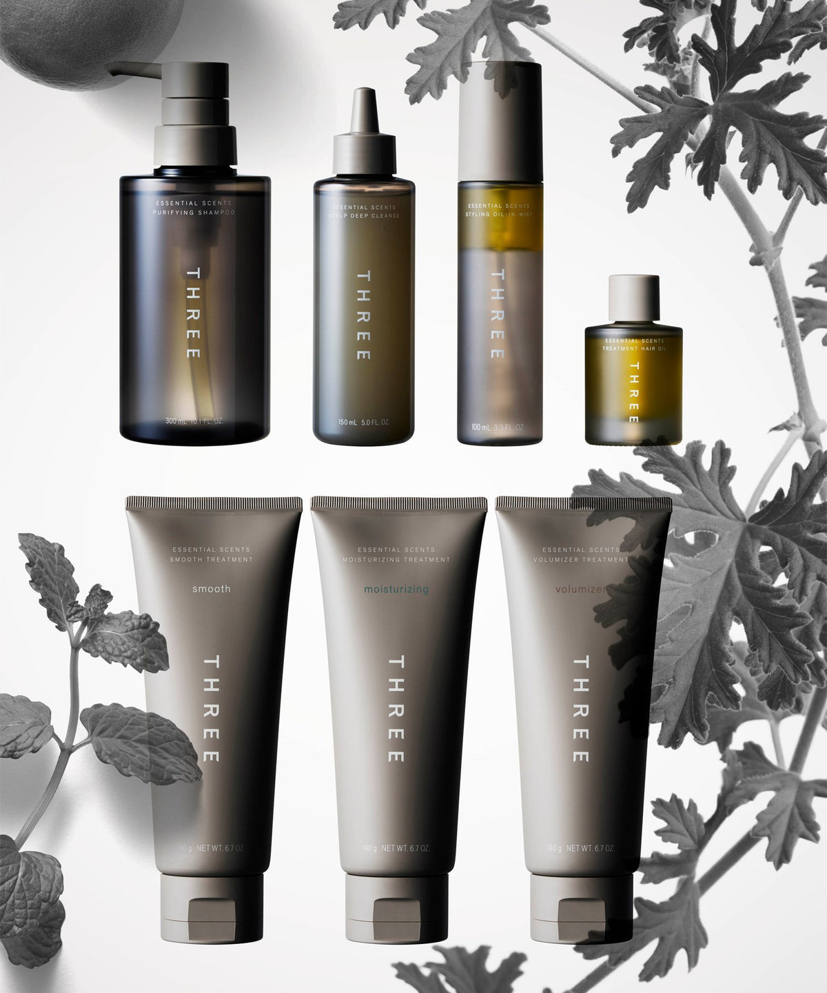 THREE Essential Scents Purifying Shampoo 250mL/300mL