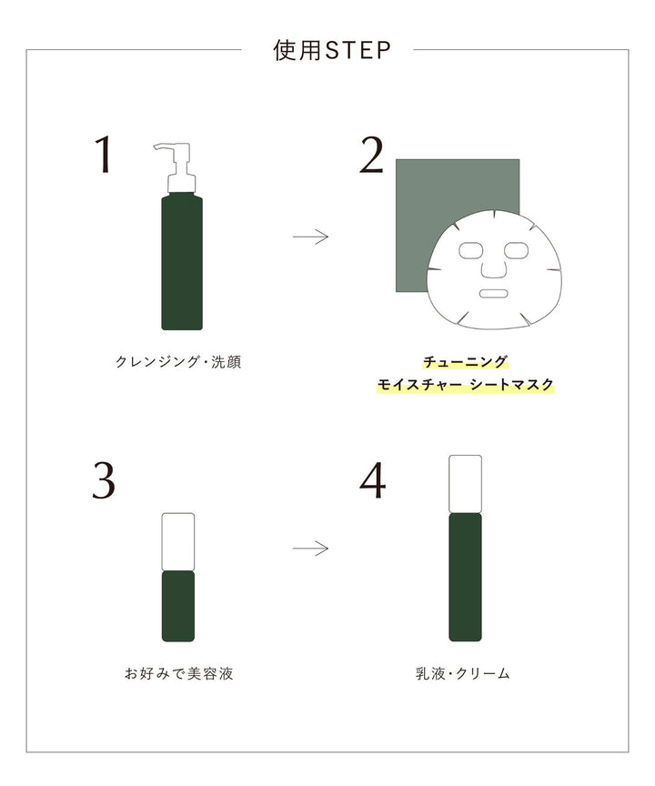 OSAJI Tuning Moisture Sheet Mask 5 pieces