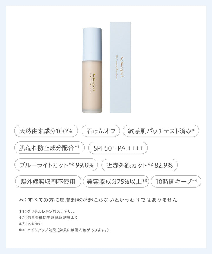 naturaglace SkinTreatment Foundation N SPF50+・PA+++ 30g