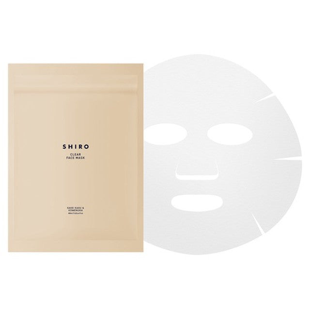 SHIRO Sake Lees & Rice Bran Face Mask (3 Sheets/14 Sheets)