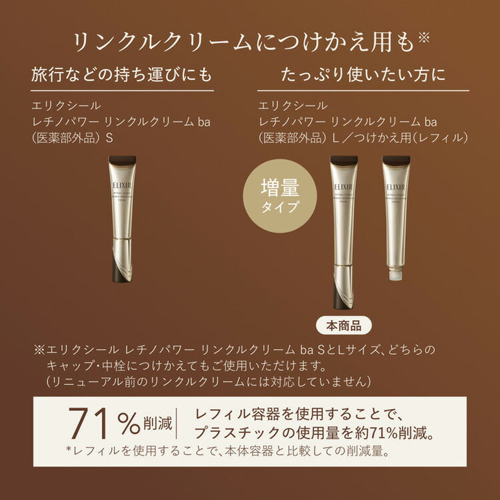ELIXIR Retinol Power Wrinkle Smoothing Cream ba 15g/22g/Refill